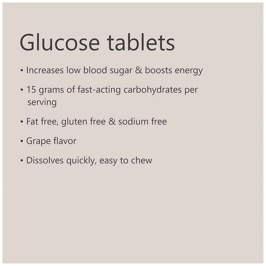 Walgreens Glucose Tablets Grape 6