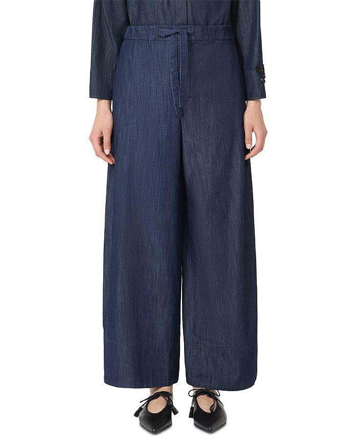 デニム・ジーパン SPORTMAX BRIAN - Low-waisted boyfriend denim Sportmax BRIAN Low-rise boyfriend jeans | REVERSIBLE