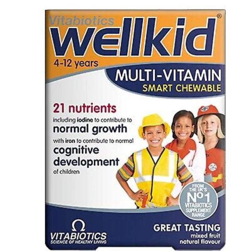 Vitabiotics Vitabiotics -  Wellkid Smart Chewable (30 Tablets) 1