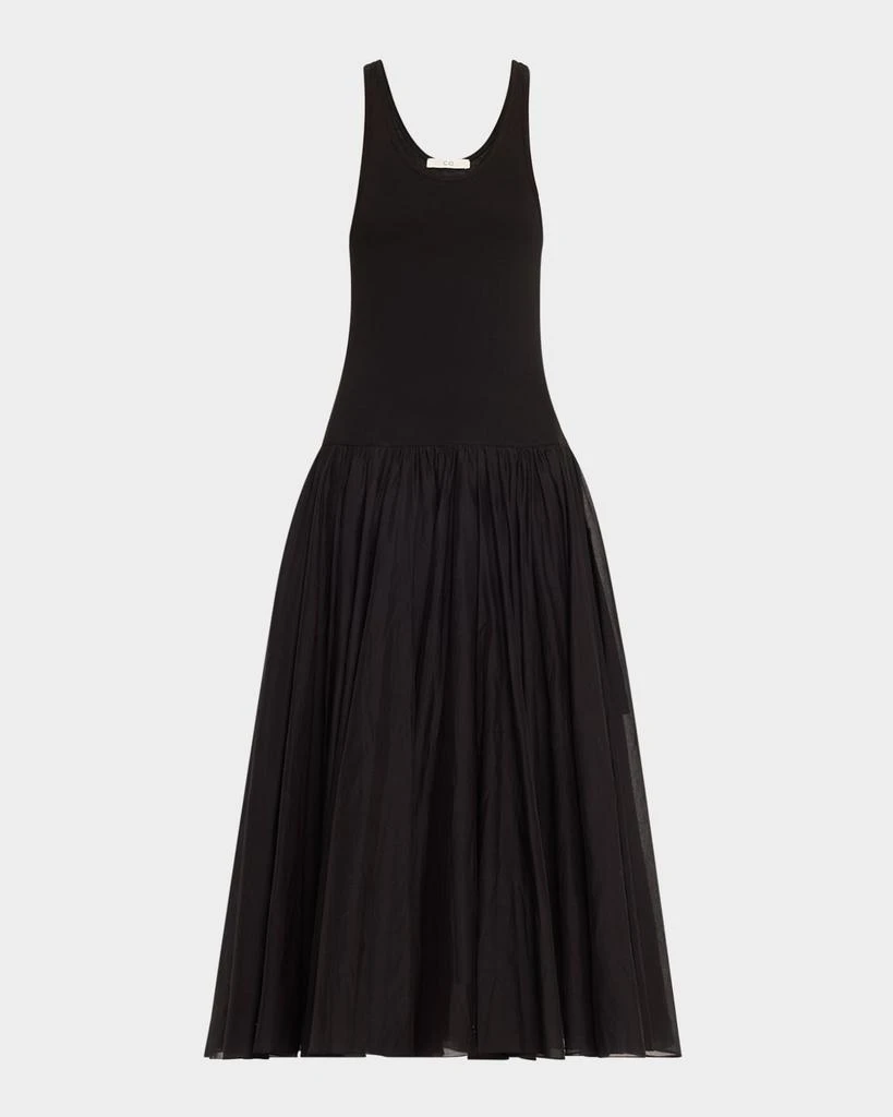 CO Double-Layered Crinoline Maxi Dress 1