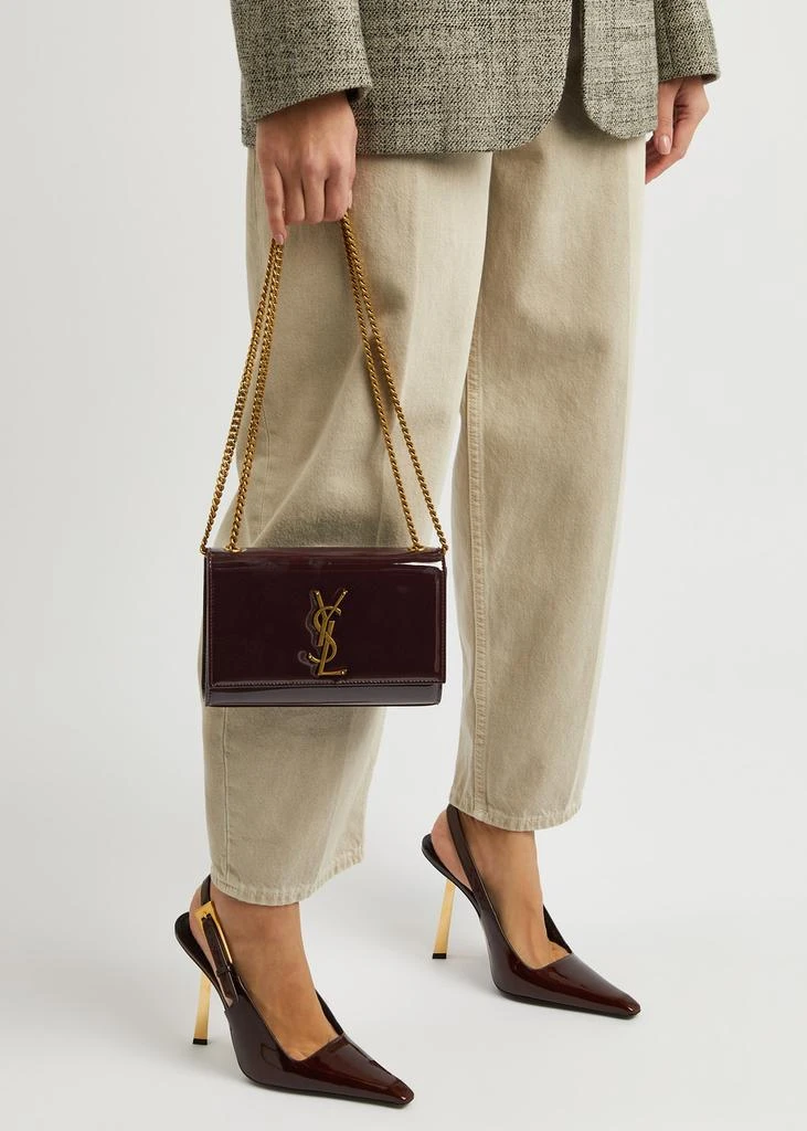 Yves Saint Laurent Kate patent leather wallet-on-chain 5