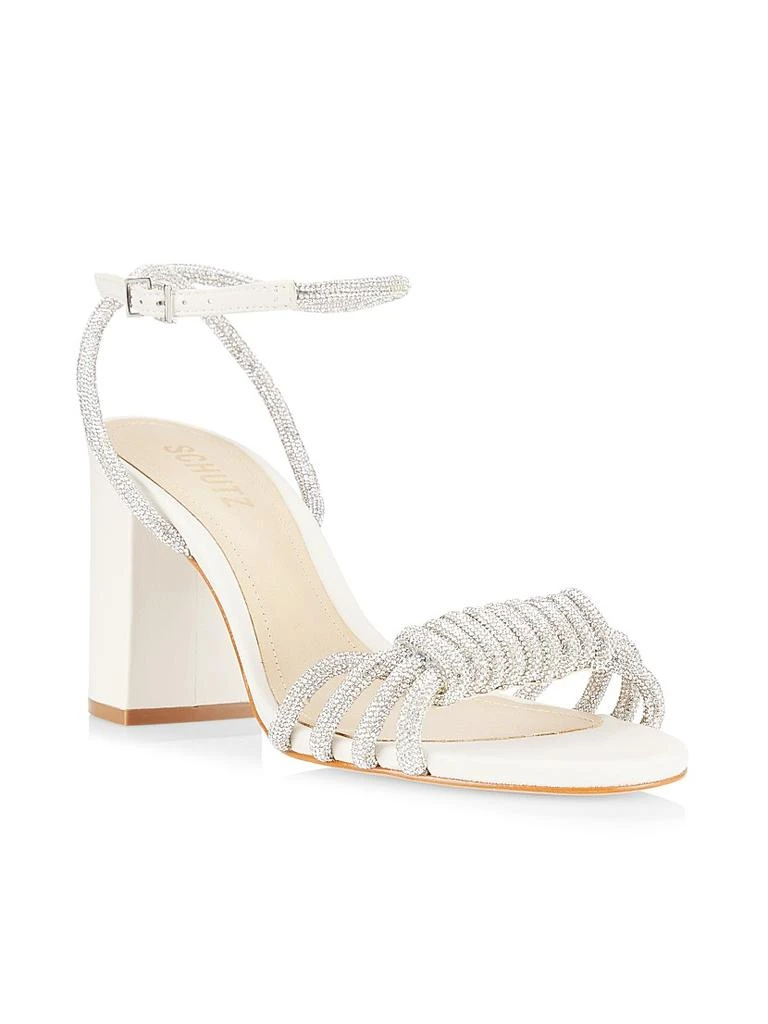 Schutz Jewell 90MM Embellished Block-Heel Sandals 2