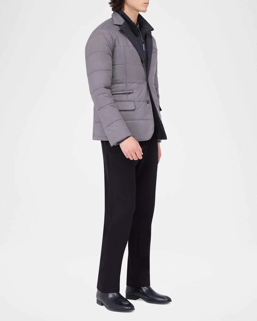 BUGATCHI Men's Padded Blazer Jacket with Bib 5