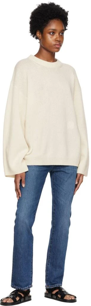 Totême Off-White Crewneck Sweater 4