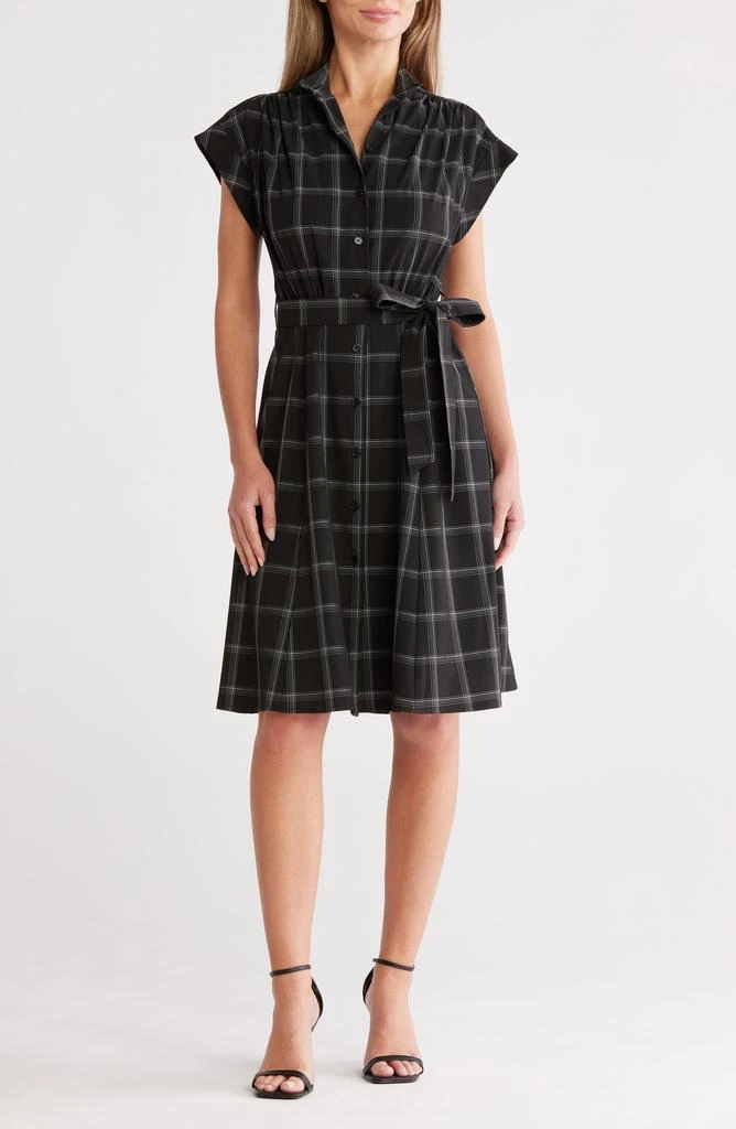 Calvin Klein Comm Big Plaid Shirtdress 1