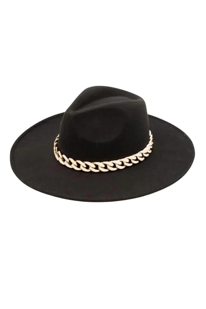 NEW ANARCHY STREET women\'s dakota chain band hat in beige ANARCHY STREET Women main image 3