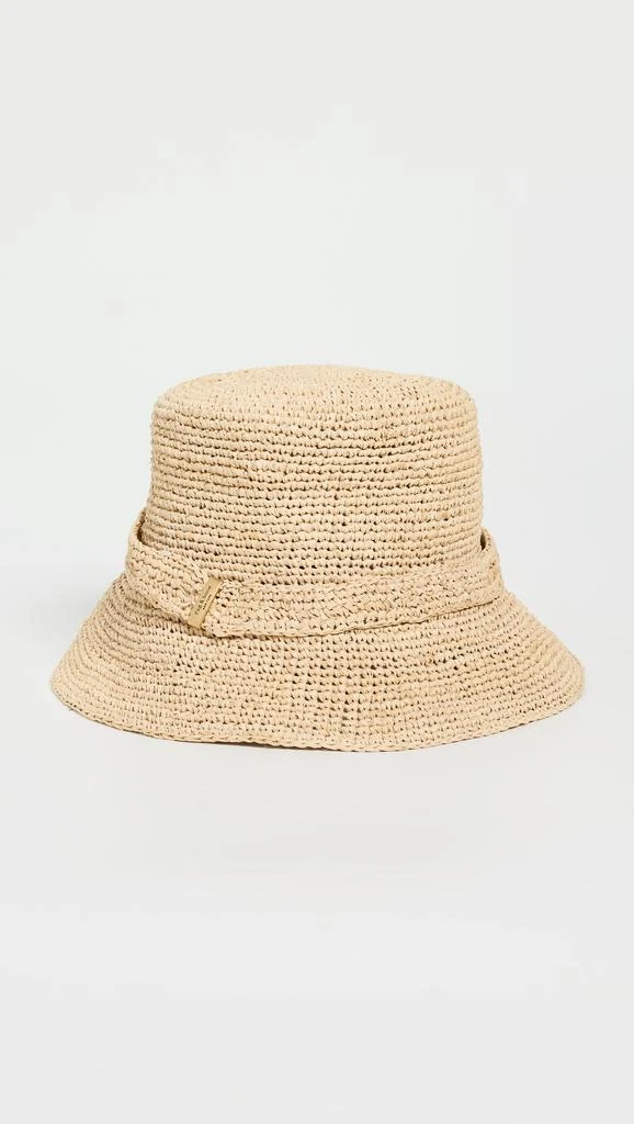 RAG & BONE Lela Rollable Hat Lela Rollable Bucket Hat - Natural | rag & bone main image 4