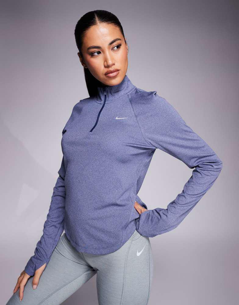 nike running long sleeve half zip