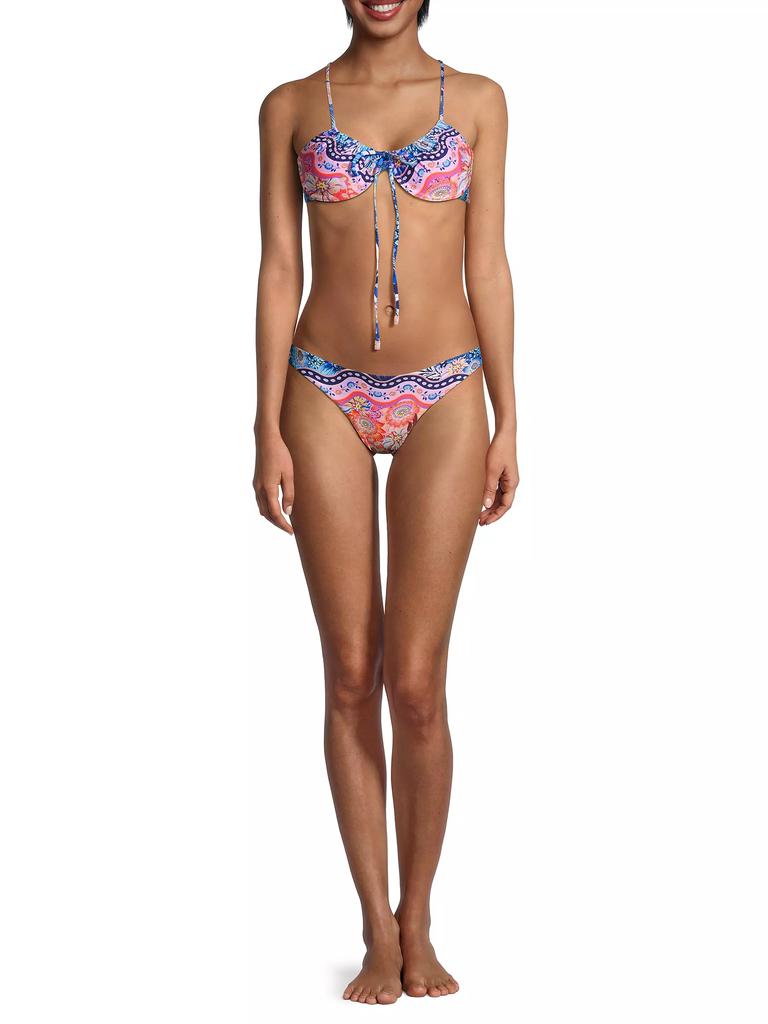 Agua Bendita Diving Into Dreams Lola Boreal Reversible Bikini Bottom