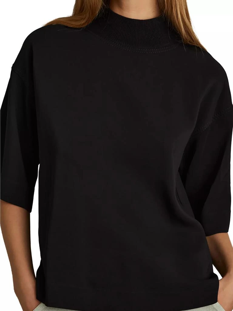 REISS Amaya Knit T-Shirt 3
