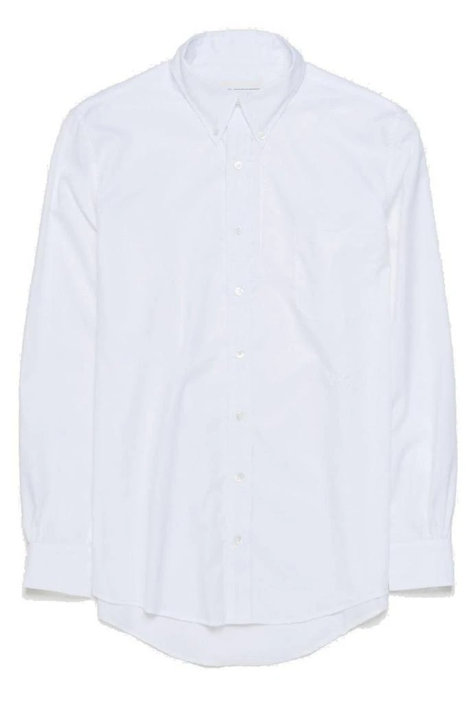 Random Identities Random Identities Cut Out Curved Hem Shirt 1