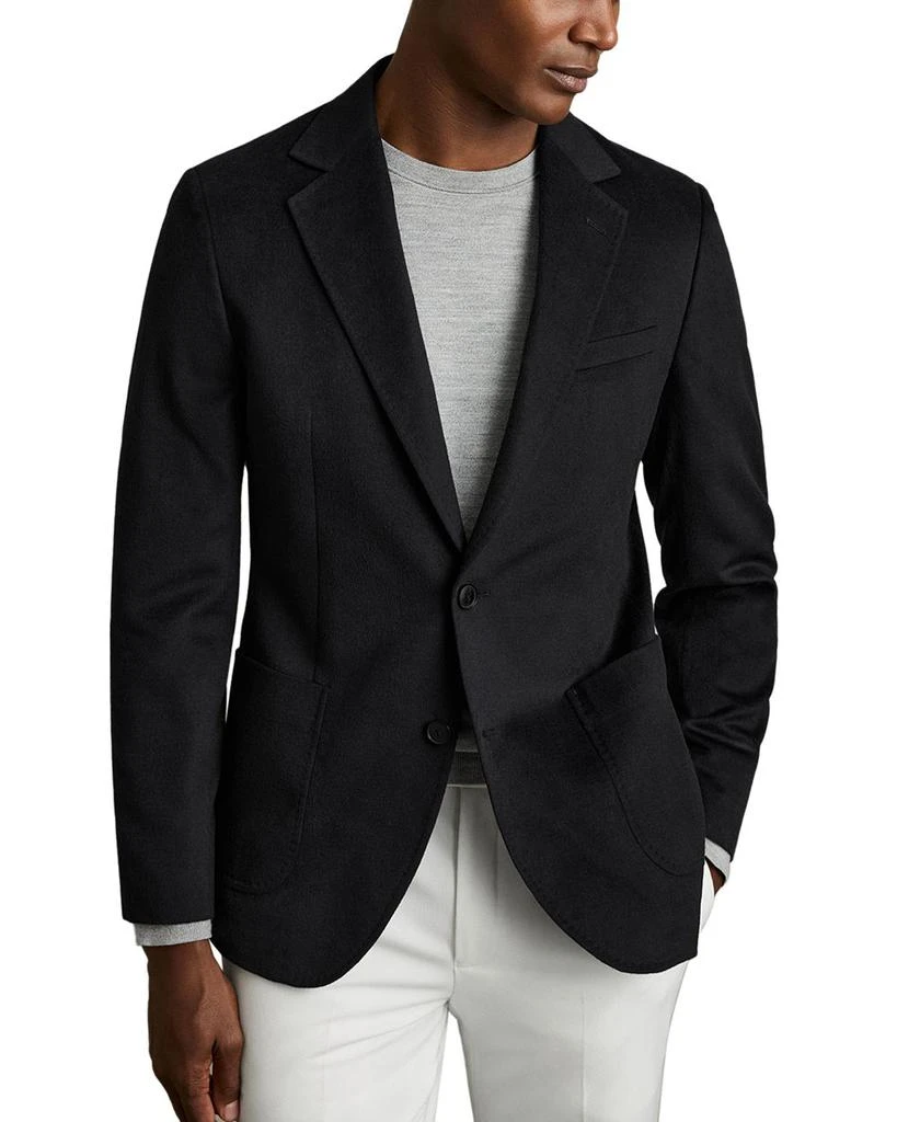 REISS Patch Single Breasted Two Button Gilet Insert Blazer 1