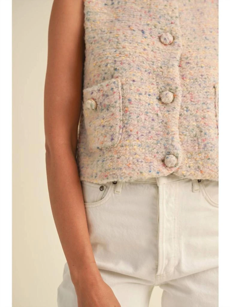 MABLE Mable - Button Down Sweater Vest 5