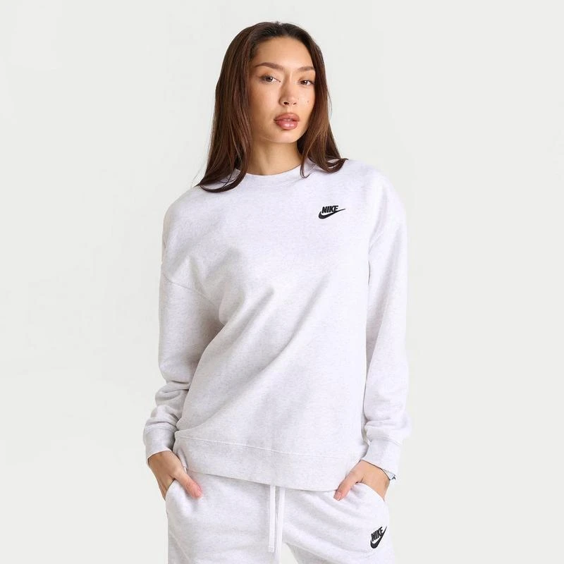 NIKE Women's Nike Sportswear Club Fleece Loose Crewneck Sweatshirt 3