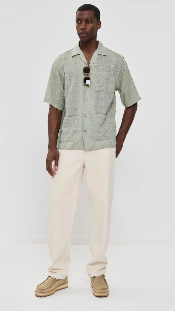 NN07 Ben Embroidered Camp Shirt 4