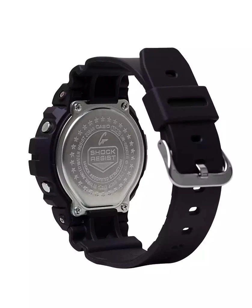 G-Shock Men's Japanese Quartz Black Resin Watch 3
