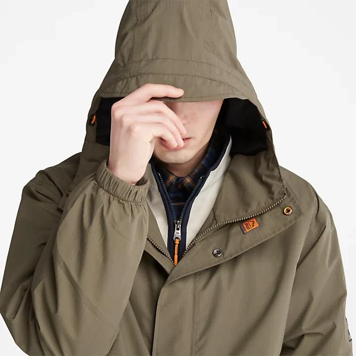 Timberland Stow-and-Go Anorak Jacket for Men in Dark Green 5