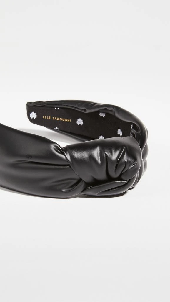 Lele Sadoughi Faux Leather Knotted Headband 2