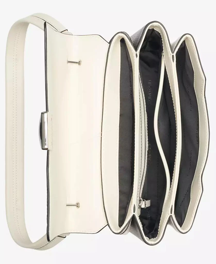Calvin Klein Clove Mixed Material Push-Lock Shoulder Bag 6