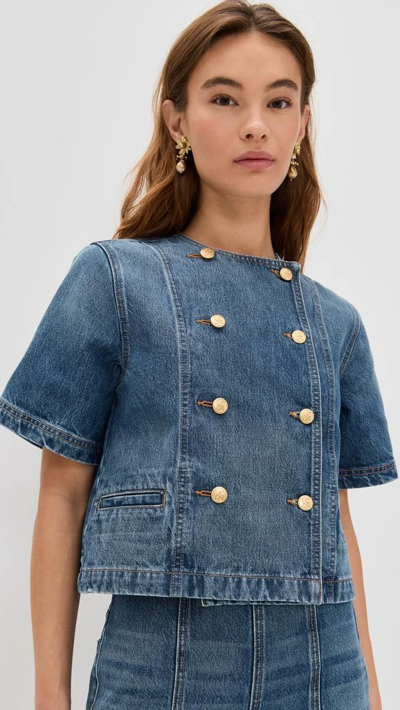 Ulla Johnson The Serge Short Sleeve Jacket 1