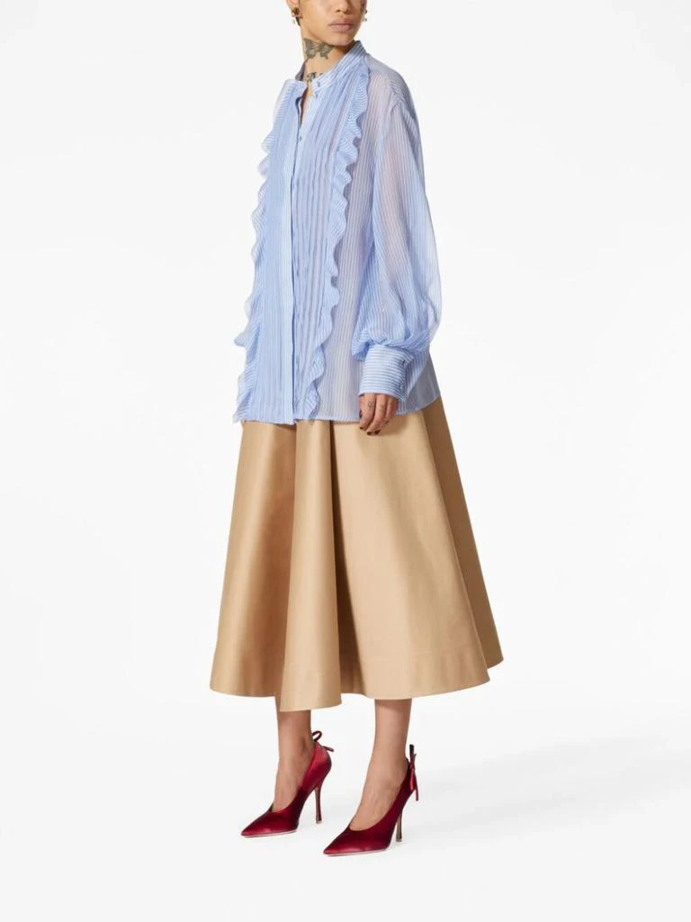 VALENTINO GARAVANI Stripes chiffon shirt 2