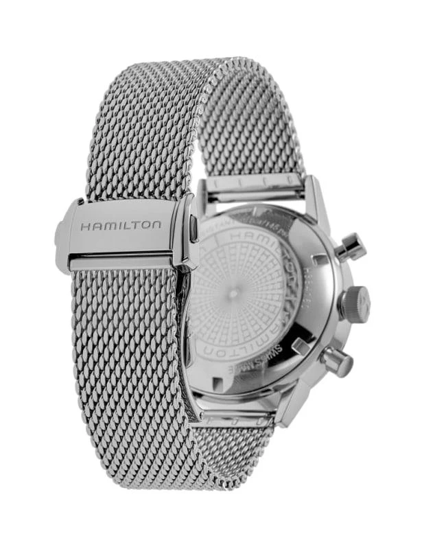 Hamilton Hamilton American Classic INTRA-MATIC CHRONOGRAPH H White Dial Steel Men's Watch H38429110 4