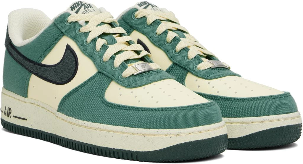 NIKE Green & Off-White Air Force 1 '07 LV8 Sneakers 4