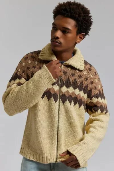 BDG BDG Tacoma Patterned Full Zip Cardigan 5