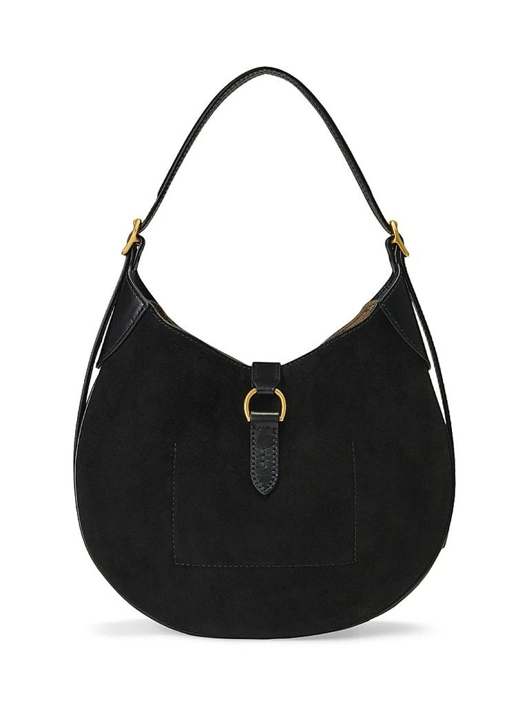 Ralph Lauren Polo ID Small Suede Shoulder Bag 6
