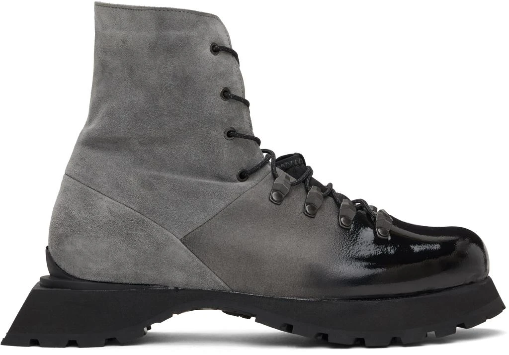 Demon Gray Poyana High Boots 1