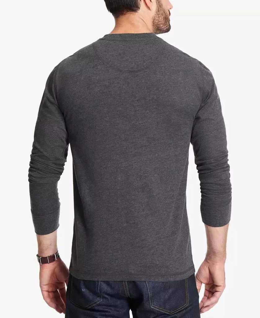 Weatherproof Vintage Men's Long Sleeve Brushed Jersey Henley T-shirt 2