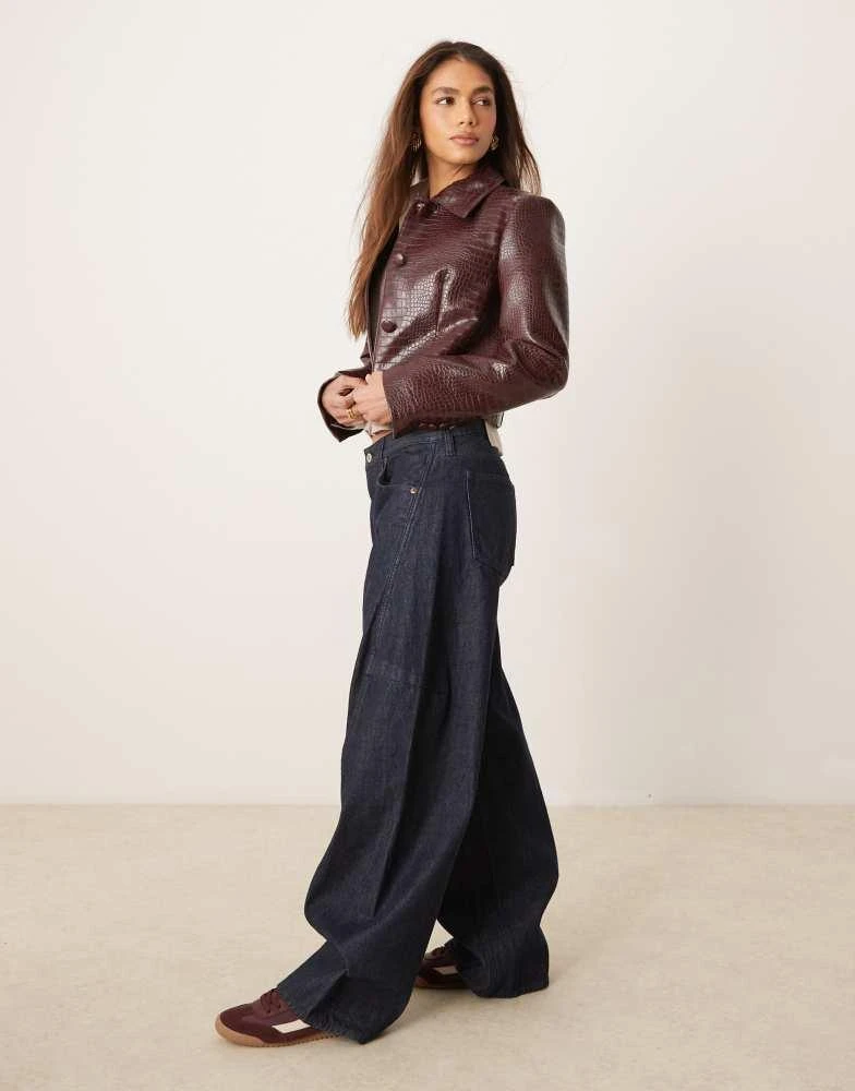 Abercrombie & Fitch Abercrombie & Fitch bubble baggy jean in indigo 2