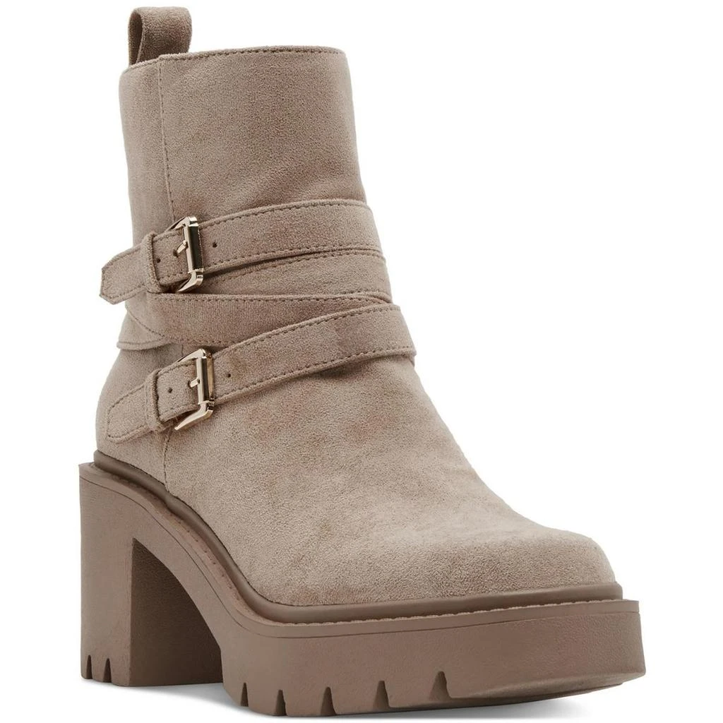 Madden Girl Pikee Womens Zip Up Buckle Combat & Lace-Up Boots 4