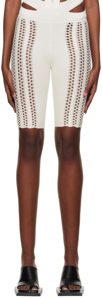 Dion Lee White Column Shorts 1