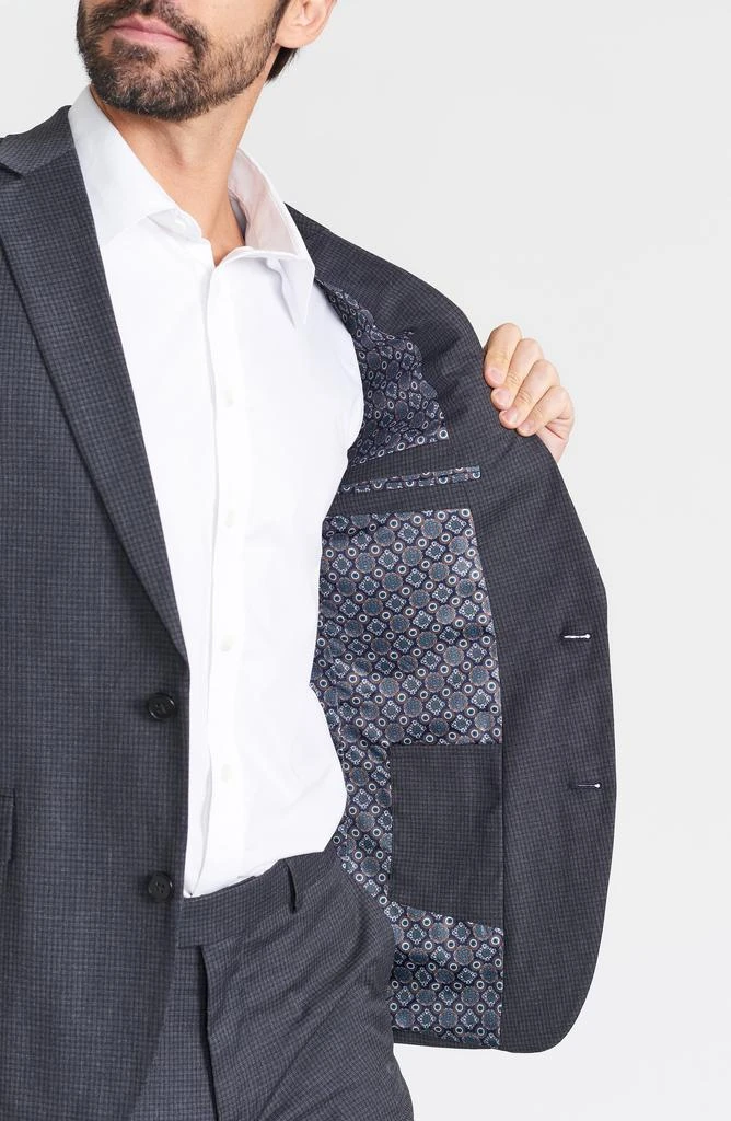 SAVILE ROW CO Hoxton Check Notch Lapel Suit 3