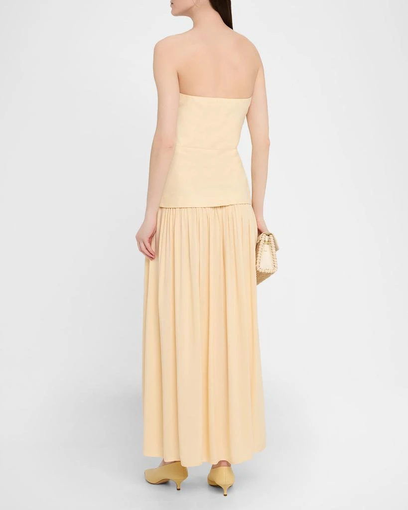 apricot dress maxi Apricot Orange Long Sleeve V Neck Maxi Belora Dress XL