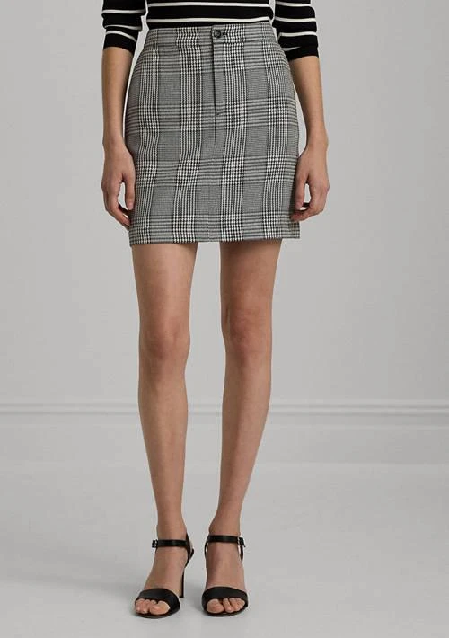 Ralph Lauren Ralph Lauren Women S Glen Plaid Mini Pencil Skirt 1