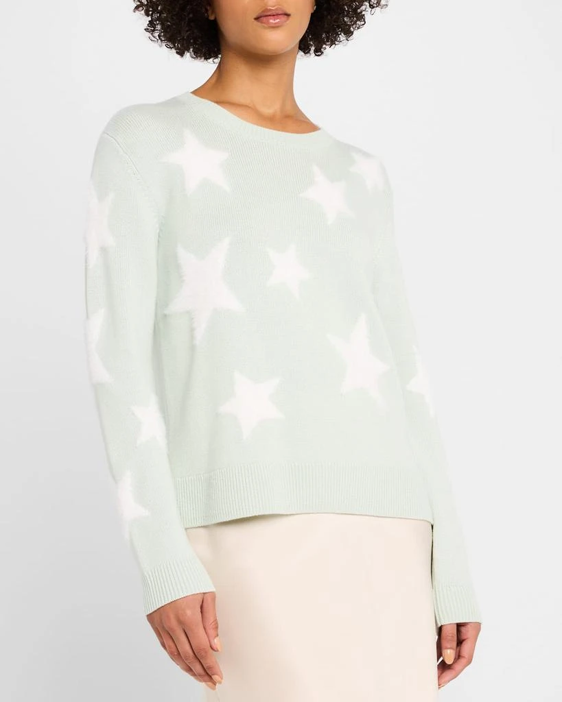 Alice + Olivia Andora Fuzzy Star Pullover 4