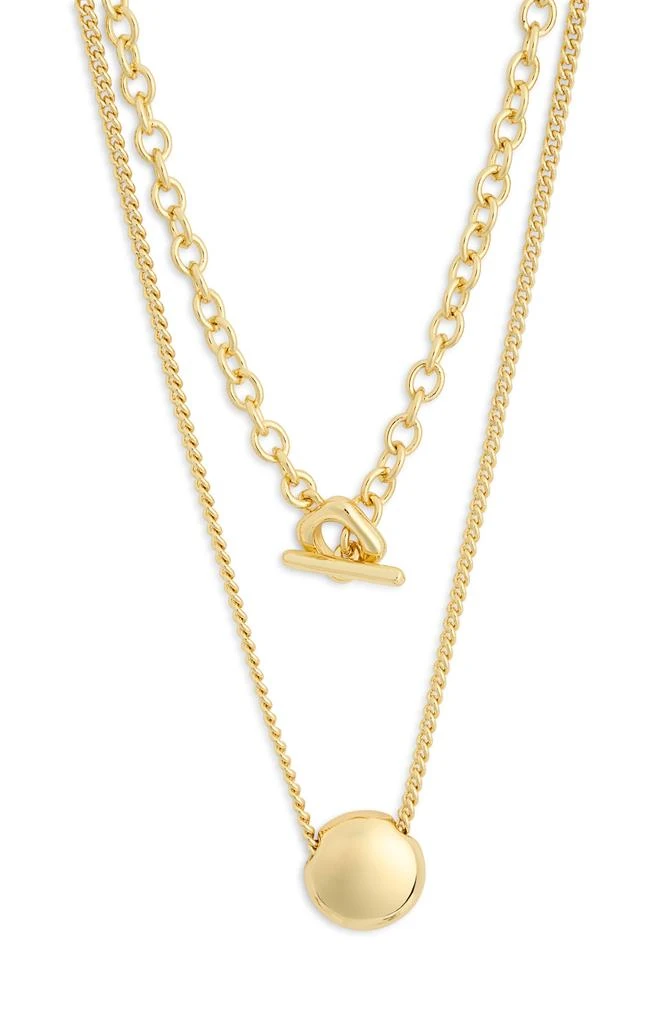 Madewell Geometric Layered Chain Necklace 1