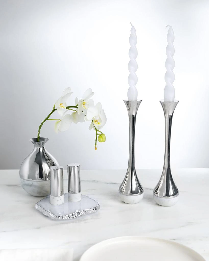 ANNA New York Dual Marble Salt & Pepper Shakers 3