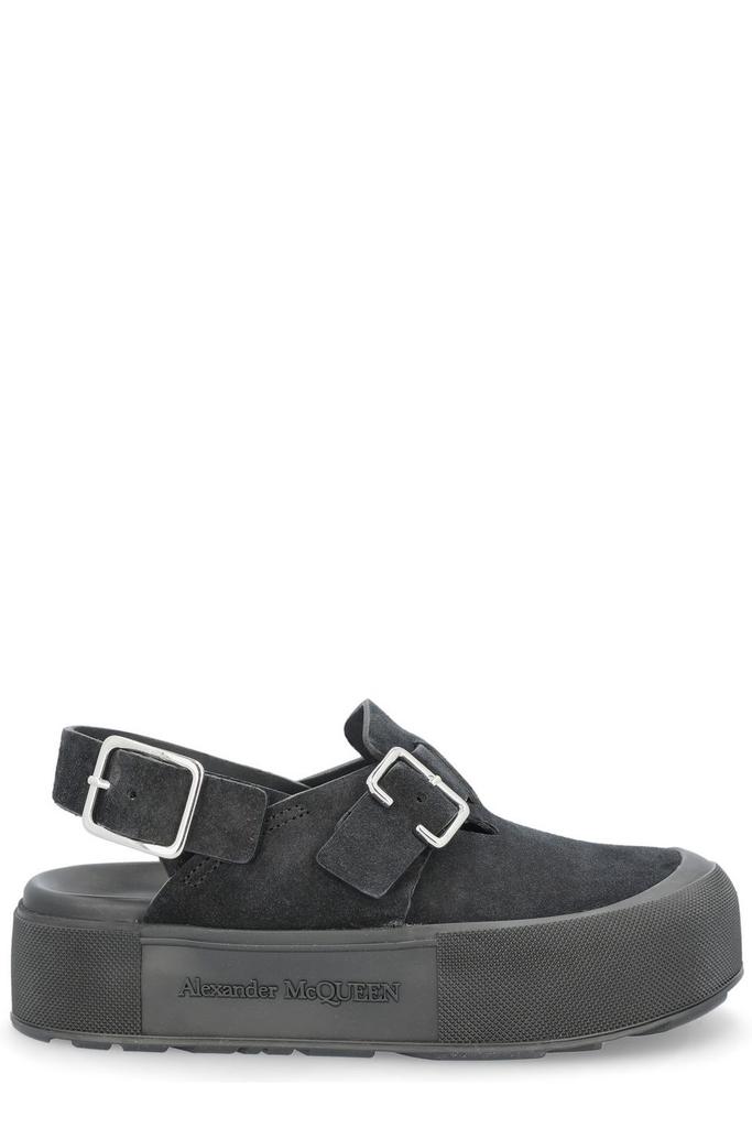 【ALEXANDER MCQUEEN】最新作★DOUBLE BUCKLE サンダル Alexander McQueen Alexander McQueen Double-Buckled Sandals