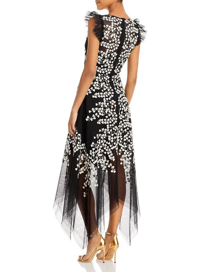 BCBG Embroidered Tulle Gown - Exclusive 2