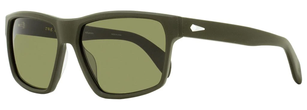 Rag & Bone Rag & Bone Men's Aron Sunglasses RNB5048S DLDQT Matte Green 58mm 1