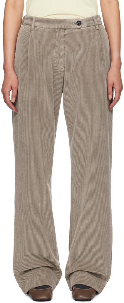 mfpen Brown Corduroy Trousers