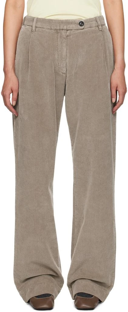 mfpen Brown Corduroy Trousers 1