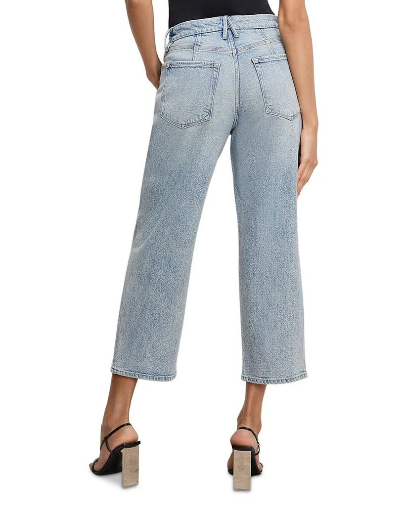 Good American Crystal Stars Good 90s Ankle Jeans in Indigo908 3