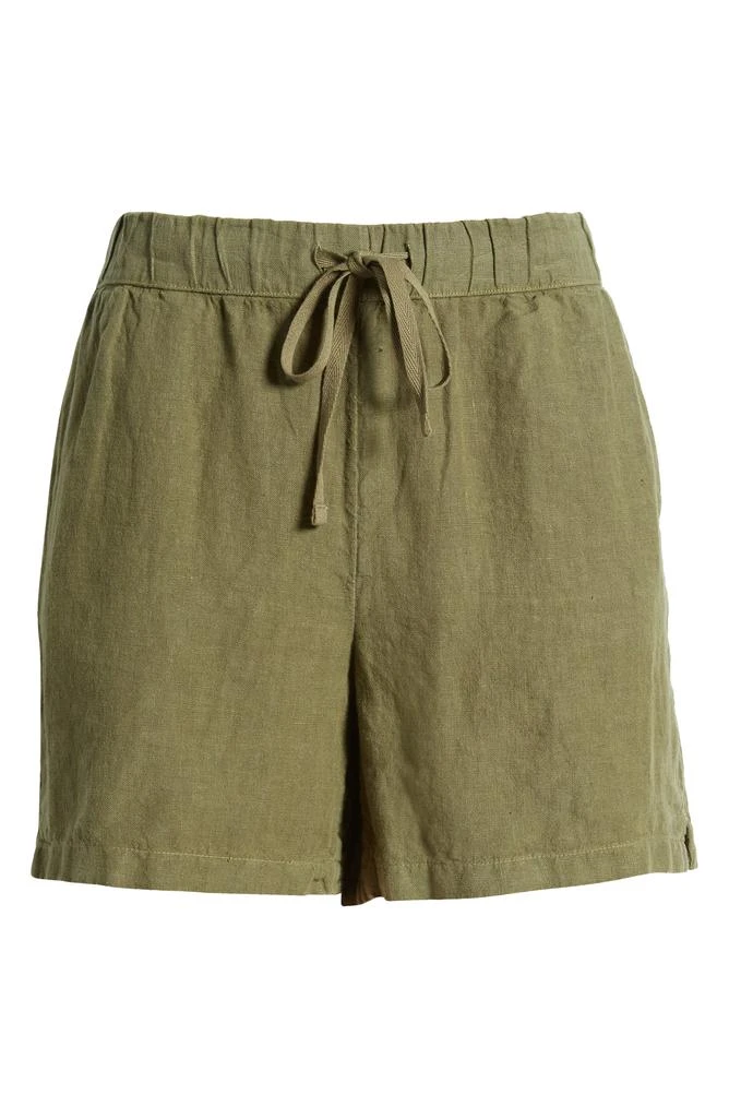Caslon Linen Drawstring Shorts 5