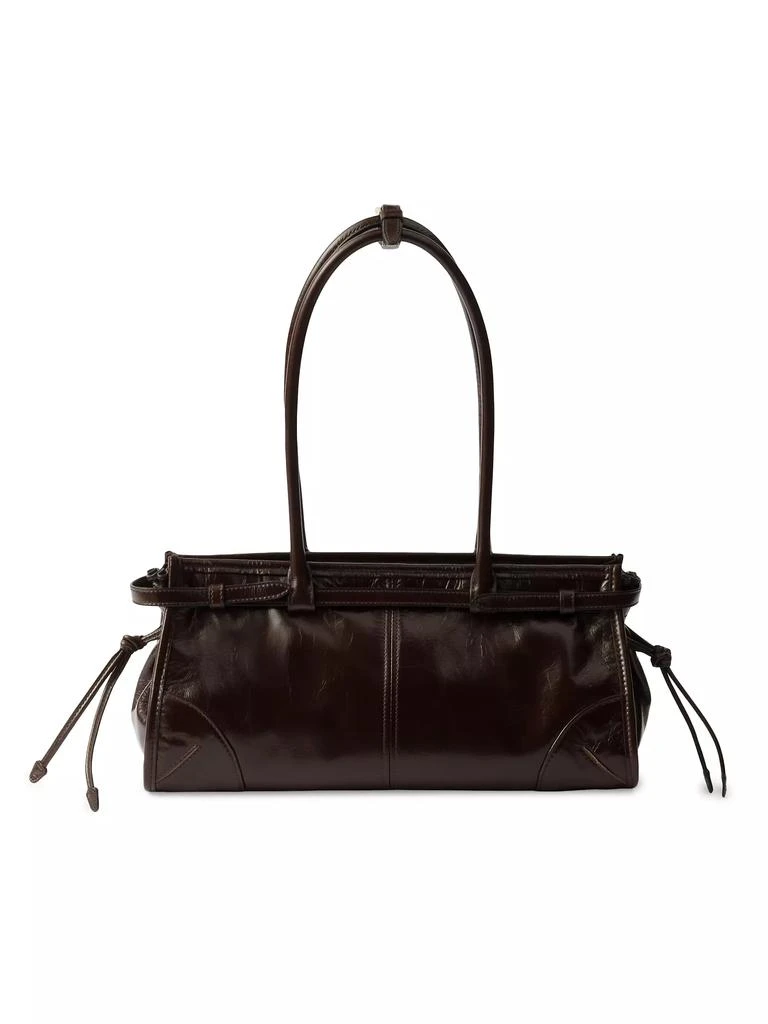 Prada Bonnie Medium Leather Top Handbag 4