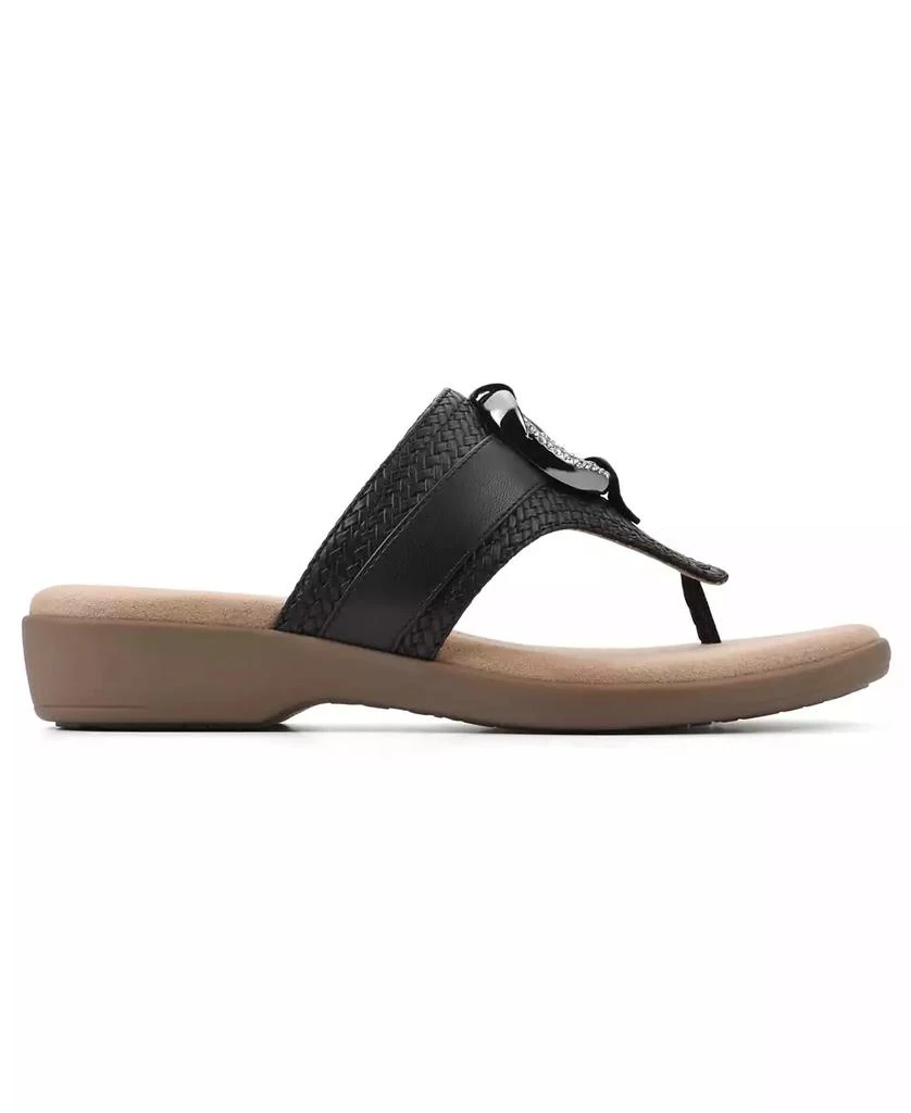 White Mountain Women's Benedict Thong Comfort Sandal 2
