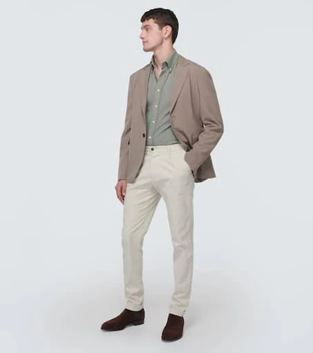 Thom Sweeney Cotton-blend pants 2